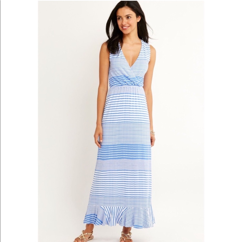 NWT Vineyard Vines Windward Stripe Maxi Dress (XL)
